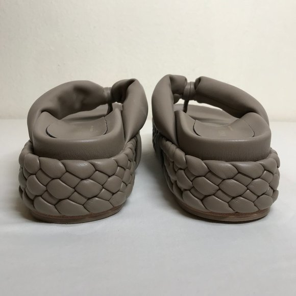 Paloma Barcelo Henry Constance Chunky Braided Platform Thong Sandals Size 38 - Picture 4 of 15